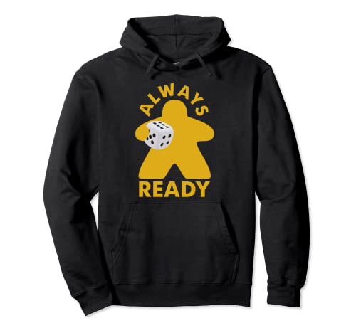 Camiseta de juego de mesa Meeple Always Ready Shirt Sudadera con Capucha