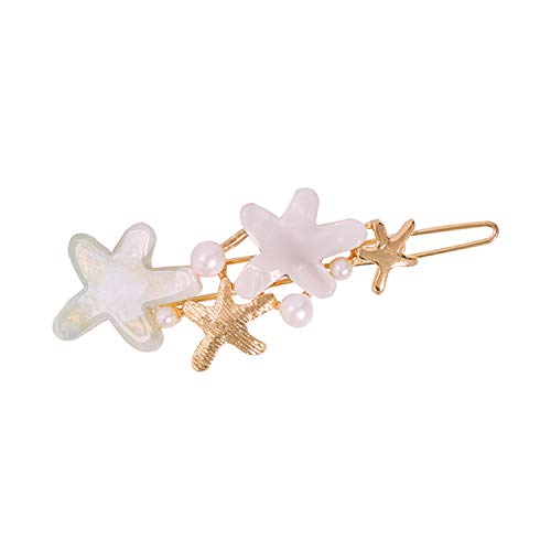 Image of Young & Forever Gift Special Fashion Celestial Stars Flower Butterfly Gold Plated Crystal Barrette Hair Clip /Pin Hair Accessories for women