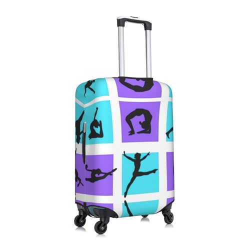 Gymnastics Game Print Luggage Suitcase Cover Protector Luggage Washable Covers With Concealed Zipper3