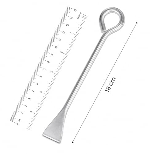 Image of Stainless Steel Coconut Slicer Cutter Tool for Kitchen | Coconut Opener, Grater, Scraper, White Remover | Heavy Duty Thengai Thuruvi | Manual Kitchen Accessories Items for Home Use (Pack of 1)
