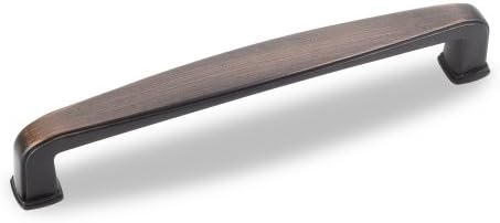 Jeffrey Alexander 1092-128DBAC Pull Milan 1 Collection, Brushed Oil Rubbed Bronze