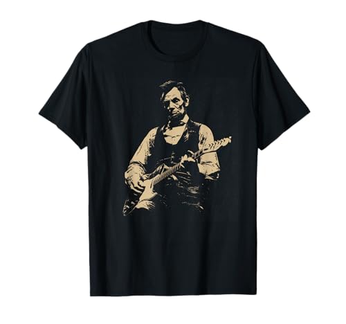 Abraham Lincoln Playing Guitar 4th July 250th Anniversary T-Shirt