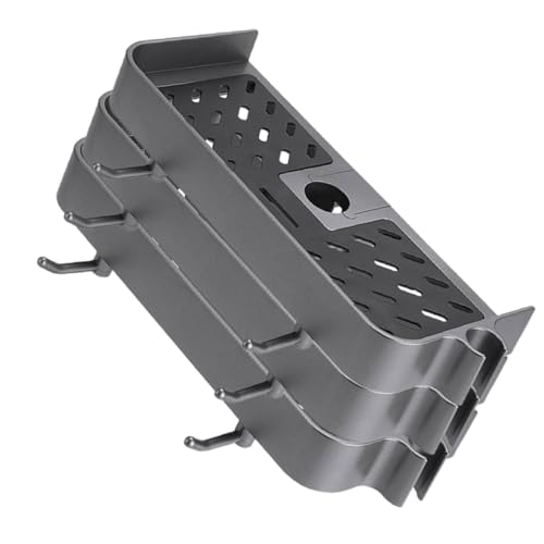 Alipis 3 Piezas estante de ducha estante de almacenamiento de ducha soporte para artículos de ducha accesorios de baño Soporte de ducha ajustable cesta de ducha de plástico barra de ducha
