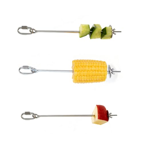 2Pcs-Rat-Enrichment-ToysBird-Cage-Food-Fruit-Vegetable-Holder304-Stainless-Steel-Foraging-ToyFancy-Mice-Cage-Accessories-Puzzle-ToyHanging-Rodent-Toys-Slow-FeederBird-Foraging-for-Parakeet 2Pcs Rat Enrichment Toys,Bird Cage Food Fruit Vegetable Holder,304 Stainless Steel Foraging Toy,Fancy Mice Cage Accessories Puzzle Toy,Hanging Rodent Toys Slow Feeder,Bird Foraging for Parakeet - Image 1