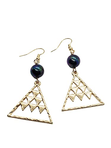 Gold Mauna Kea Pearl Earrings
