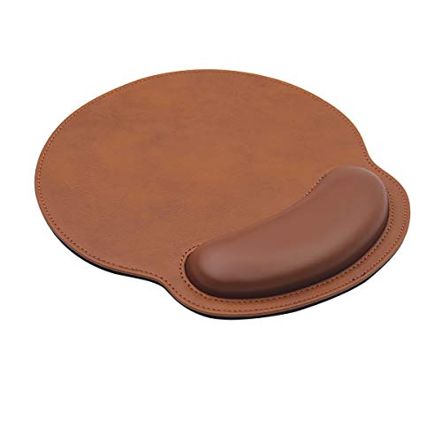 Mouse Pad Leather Wrist Rest Support,...
