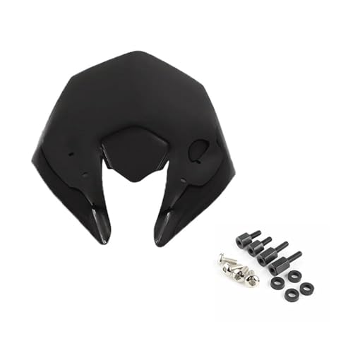 POLOFZFGKZ Für Kawasaki Z800 2013–2016 Motorradzubehör Windschutzscheibe Doppel-Windabweiser Motorrad Windschutzscheibe Windschild