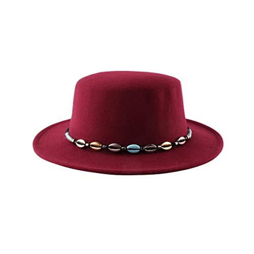 Chapeau de feutre YXWYXWA en laine premium feutrée artisanale chapeau de créateur