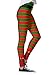 ALBIZIA Women's Christmas Elf VZS2 Printed Xmas Leggings Funny Tights US S/M