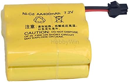 7.2V 400mAh NiCD Battery SM-2P Rev Male Plug for RC Model Buggy Car Truck Racing Speed Boat