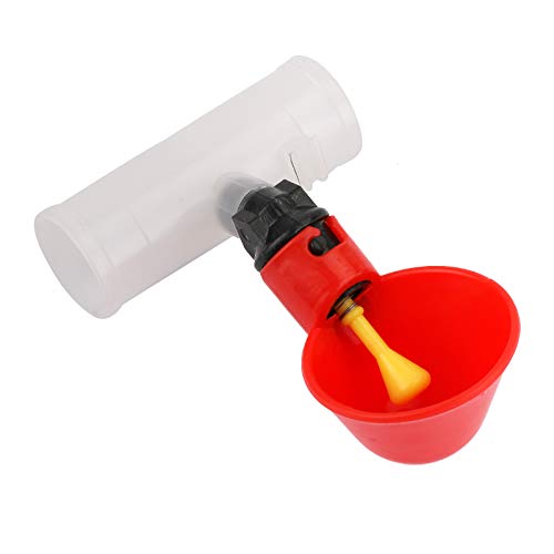 Bruce & Shark 4Pcs Water Drinking Cups Chicken Waterer Automatic Poultry Drinkers #TOP4