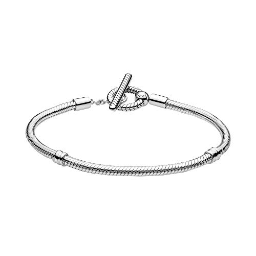 Pandora Icons T-bar Snake Chain Sterling Silver bracelet - Image 5