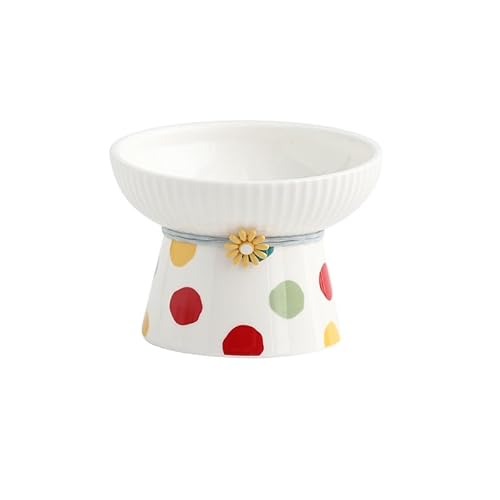 猫 食器 フードボウル 皿 餌入れ ハッピーダイニング猫用 水飲み 用 陶器 犬猫兼用食器 洗いやすい 食器洗浄機 対応