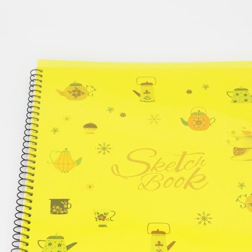 Image of A4 PVC Flexible Plastic Sheets, 10Pcs 0.3mm Thick A4 Size, Transparent DIY Crafts Film(Yellow)