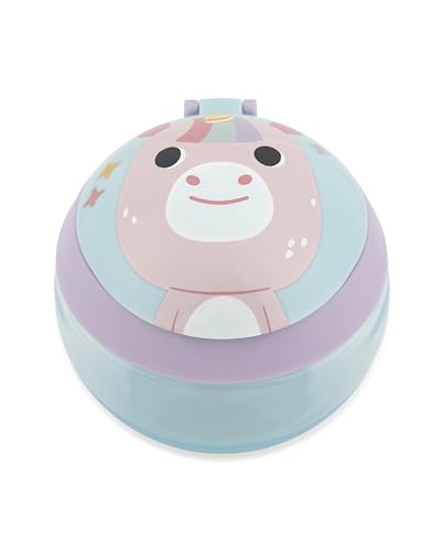 Image of Skip Hop Baby Snack Container Mealtime Snack Cup, Holds 7.5oz. Besties Squad, Unicorn