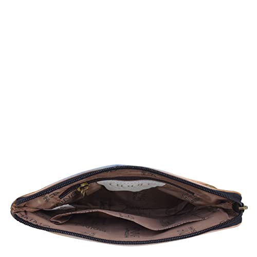 Anna by Anuschka Womens Hand Painted Leather Slim Crossbody4
