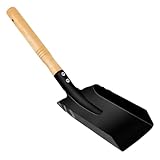 Kohleschaufel aus Metall – Feuerstellen-Kohleschaufel-Reinigungswerkzeug, Feuerstellenschaufel | Gartenabfälle und Außennutzung | Für Grill, Outdoor-Ofen, Garage, Hinterhof, Hof, Holzherd, Reinigungsz