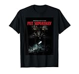 Pet Sematary Halloween Graveyard Cat Head Poster Dark Spooky T-Shirt