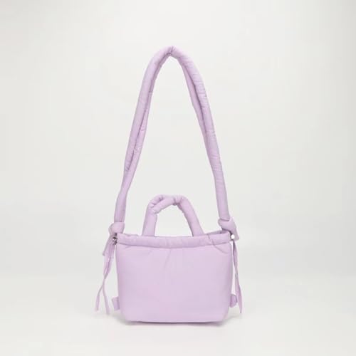 Puffy Crossbody Bag Tote Bag Padded Puffer Shoulder Bag Lattice Padding Handbag Quilted Backpack for Women2