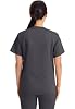 Cherokee Scrub Top for Women & Men, V-Neck Tuckable Medical Shirt with 1 Chest Pocket & ID Loop - WW625, XL, Pewter #2