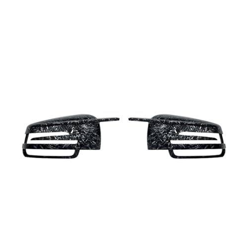 �����Z�f�X�x���c W204 E W212 W176 W246 CLS C218 GLA X156 �Ή� ���A�r���[�~���[�J�o�[ ABS �J�[�{���t�@�C�o�[ �O���X�u���b�N(Forged Carbon Look)