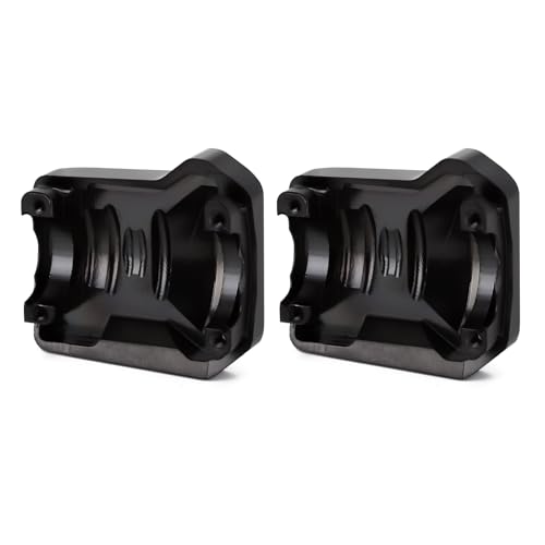 Couvercle Diff Laiton Noir INJORA 8280 Pièce Upgrade TRX4 RC
