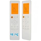 交換用ACリモコン。Senville Auraエアコン(華氏ディスプレイとバックライト)に対応。