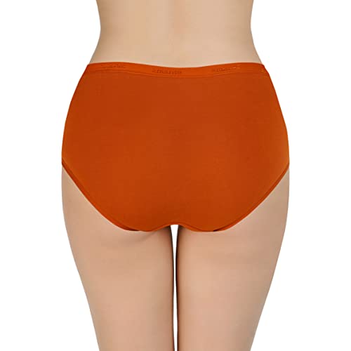 Image of Amante Solid Cotton Full Brief Panty Pack(Pack of 3)