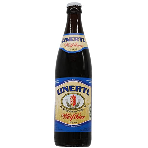 Unertl Weissbier Original (Mehrweg) (12 Flaschen | auch als 9er, 12er, 18er oder 30er Box), gebraut von Unertl Haag