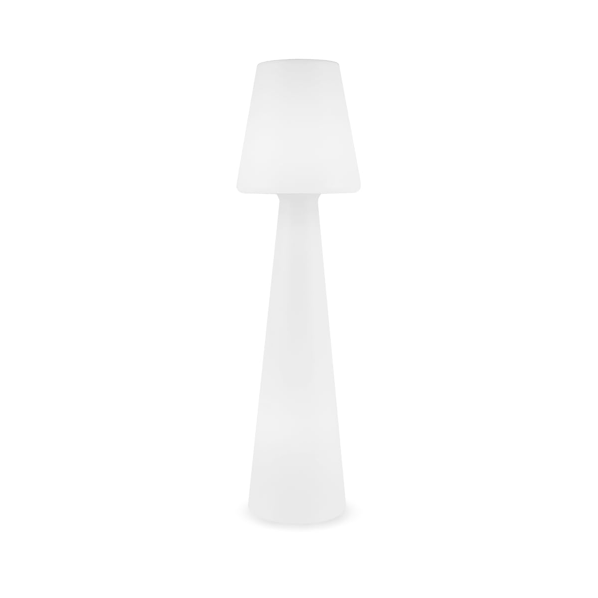 newgarden - LOLA Lámpara de Pie LED para Exterior de 165 cm de Alto. Luz Blanca Fría Muy Resistente al Exterior e Interior. Hecha de Polietileno en España