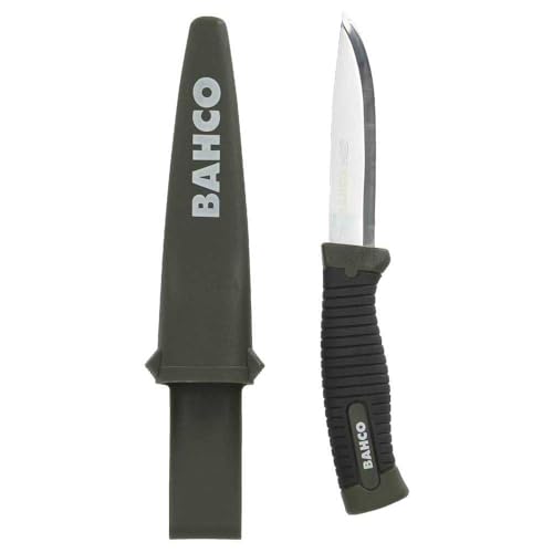 Cuchillo Laplander with mango verde bi-components, embalaje blister