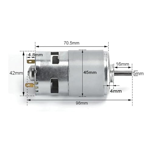 Moteur 795 de haute précision avec doubles roulements à billes - 3