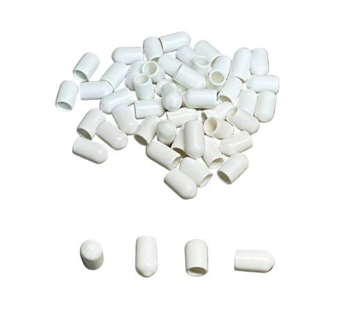 50 Vinyl Vacuum Caps Compatible with Auveco 18204 Compatible with Universal for Any Automobile Car Truck ATV