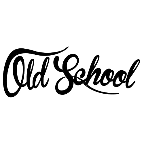Mastac Pegatina Vinilo Old School (Negro)