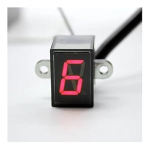 AZSUL Digitale Motorrad Ganganzeige 6-Gang Display