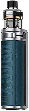 VOOPOO Drag X Pro Kit 100W Caja de cigarrillos electrónicos MOD Vape 5.5ml TPP X Pod Fit TPP PnP Coils Soporte 18650/21700 Vaporizador (Garda Blue)