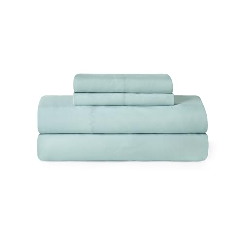 UGG Devon Queen Sheet Set 4-Piece Luxury Ultra Soft Cozy Sheets Deep Pockets Premium Bedding with 2 Pillow Shams Hypoallergenic Machine Washable Lightweight for Bedroom, Queen, Sky Gray
