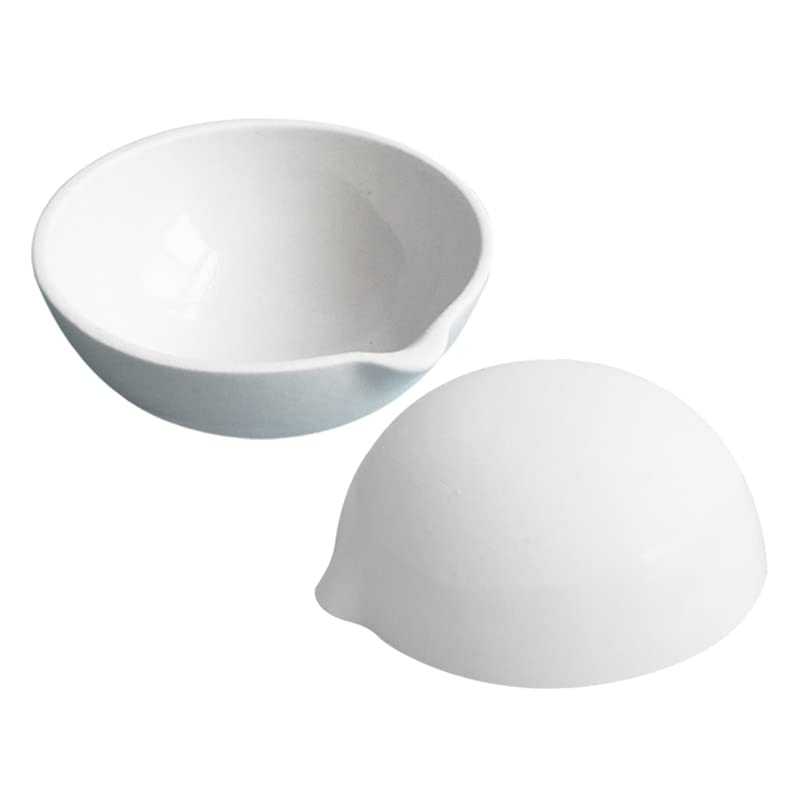 2 pièces/lot 35 ML à 500 ML Plat d'évaporation en céramique/Bol en céramique avec Bec/Plat d'évaporation hémisphérique (Size : 35ml)
