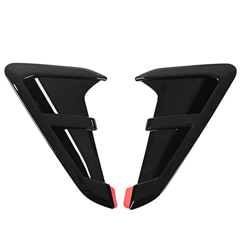 Embellecedor de ventilación del conducto de aire lateral del coche, cubierta de guardabarros de repuesto para PC ABS negro brillante para X3 G01 2018 Plus, mejora la