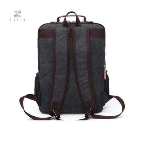 Mochila Masculina Resistente De Lona Para Notebook 15.6 Polegadas Executiva Funcional Para Viagem Tr