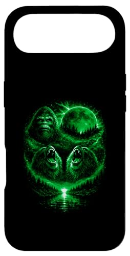 Funny 3 �n�E�����O �r�b�O�t�b�g At The Forest Green Moon ���B���e�[�W �X�}�z�P�[�X iPhone Air �p
