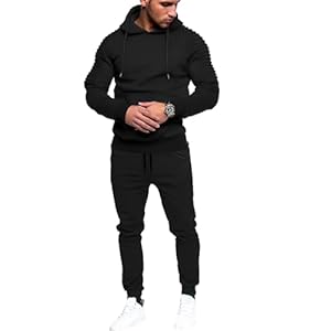 COOFANDY Men’s Tracksuit 2 Piece Hoodie Sweatsuit Sets Casual Jogging Athletic Suits