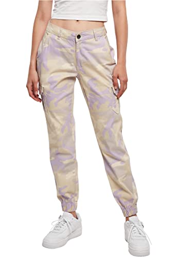 Urban Classics Ladies High Waist Camo Cargo Pants