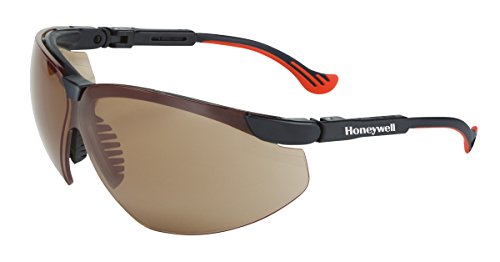 Preisvergleich Produktbild Honeywell Sperian LASER-GARD Laser-Schutzbrille gegen Laserpointer - kombinierte Laserschutz- / Sonnenschutzbrille für Polizei, Luftfahrt, Bahn usw. gegen Laserangriffe am Tag - Modell F168, Typ XC - Sichtscheibe "Bronze"