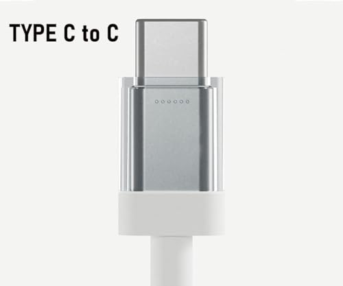 Image of Original 45W Rapid Charging Charger C Port Adaptor USB Type C to C Transparent Cable for Nothing CMF Phone 1 -(Adaptor & Cable)
