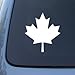 Maple Leaf Canada - Car, Truck, Notebook, Vinyl Decal Sticker (11" White) …