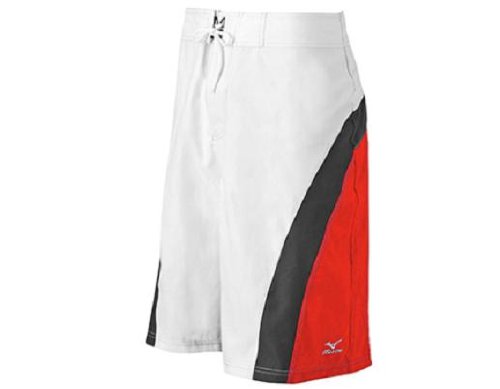 Mizuno Volley Boardshort , Red/White, XX-Large