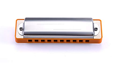 KIRANDIE 10 Trous Diatonic Blues Harmonica réglage spécial (Color : Key of G) - Les Beatles, Paul McCartney, John Lennon, RIngo Starr, George Harrison KIRANDIE 10 Trous Diatonic Blues Harmonica réglage spécial (Color : Key of G) – Image 3