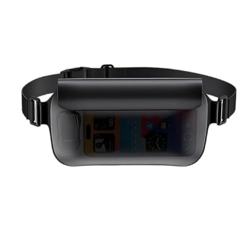 Natiform ウエストポーチ IPX8 防水 携帯 防水ケース (黒)