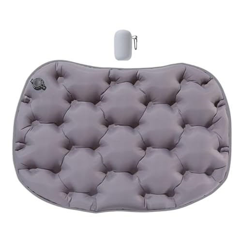 Coussin de voyage gonflable et pliable avec son récipient de rangement compact - 7